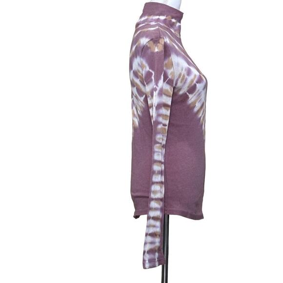 We the Free Psychedelic Mauve Tie Dye top, medium, bohemian, festival, hippie - Picture 2 of 5